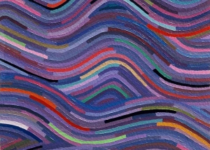 Purple Whisper (20x25cm) Oil On Paper