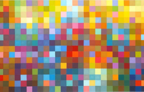 Opera Of Colour, Oil on canvas (144x324cm)